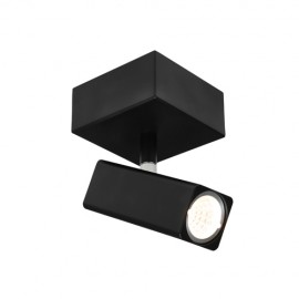 Cougar-Artemis 1 x 5W 1lt Spotlight - Black & White